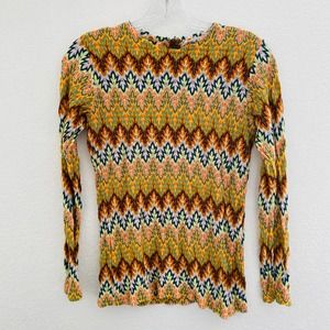 Vintage Fine Import chevron design top S